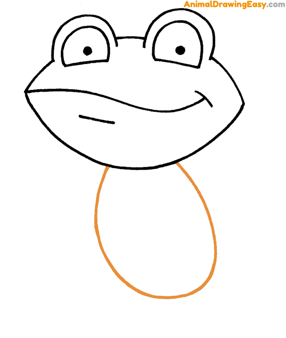 Easy Frog How to Draw