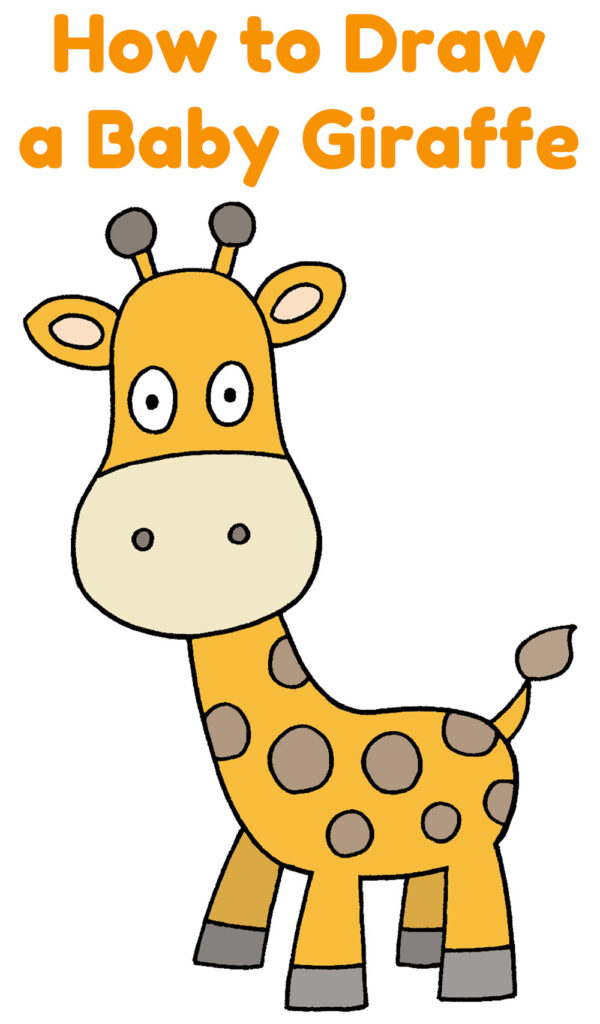 How to Draw a Baby Giraffe