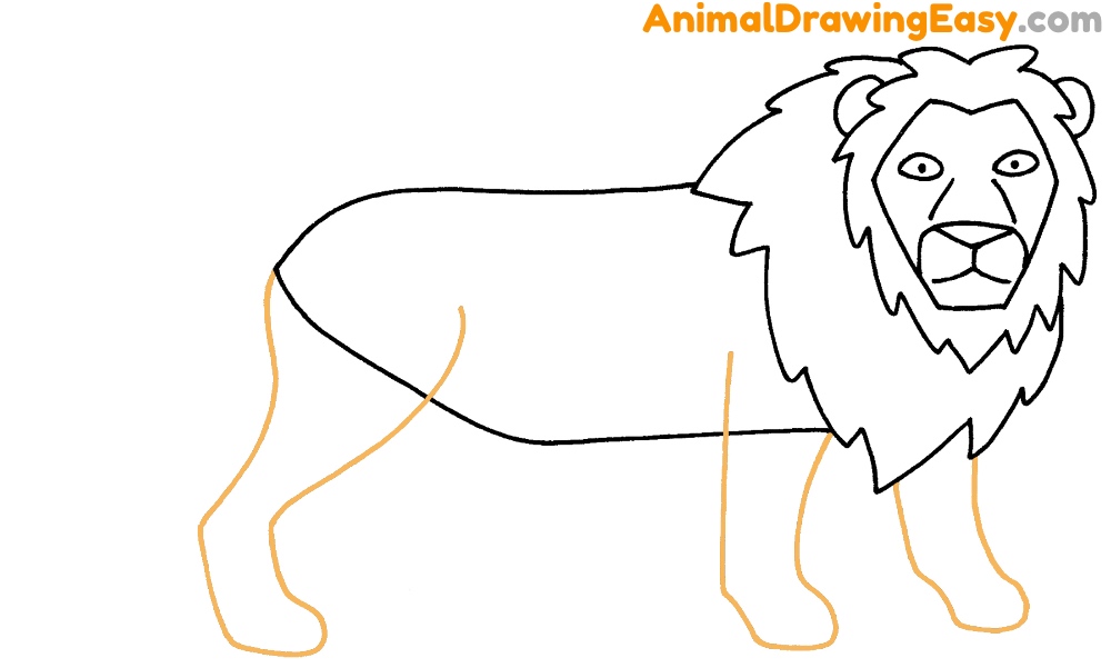 Step By Step Draw Lion Drawing Stock Vector (Royalty Free) 2199275991 |  Shutterstock