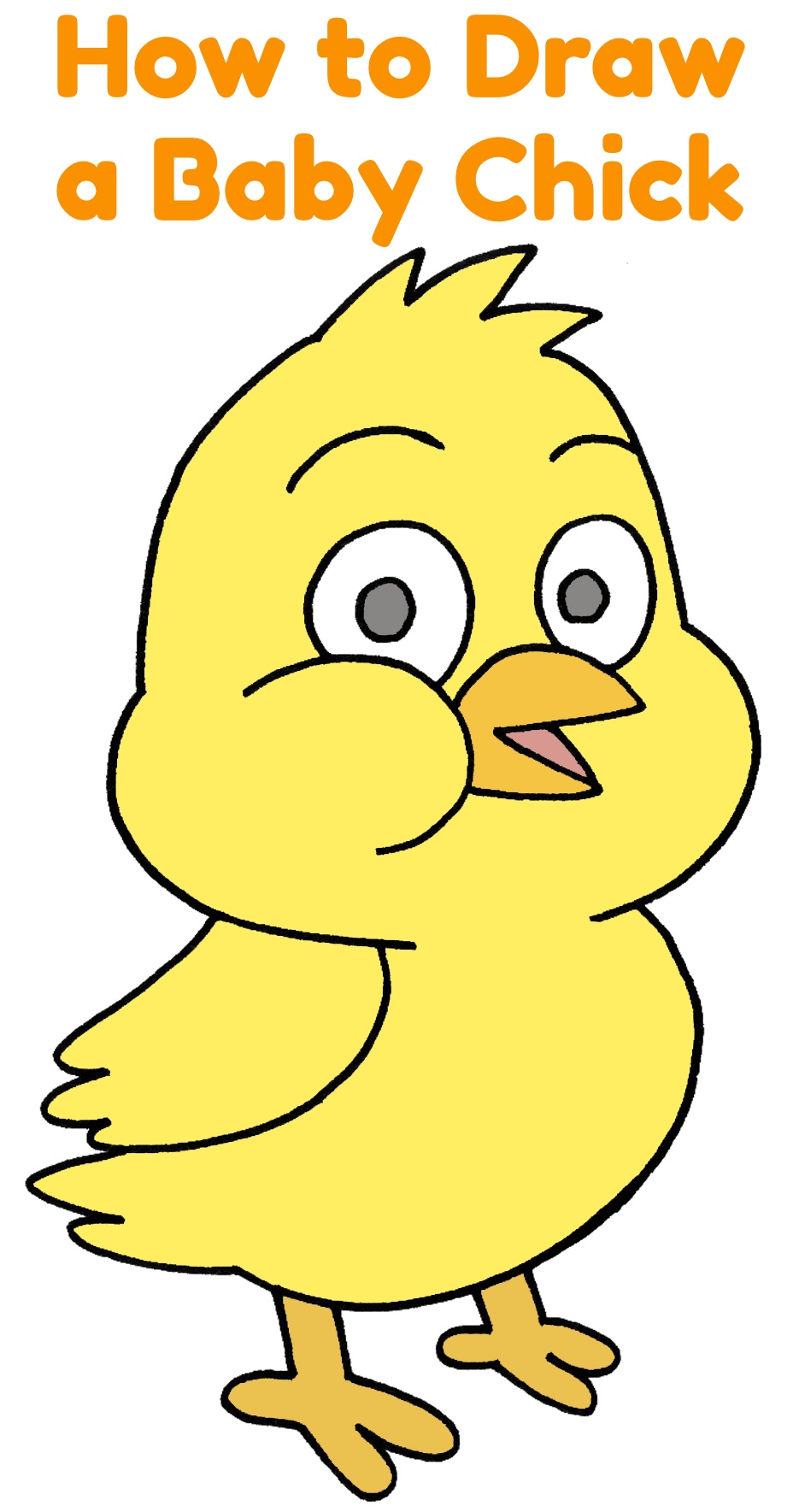 Baby Chick Cute Drawing