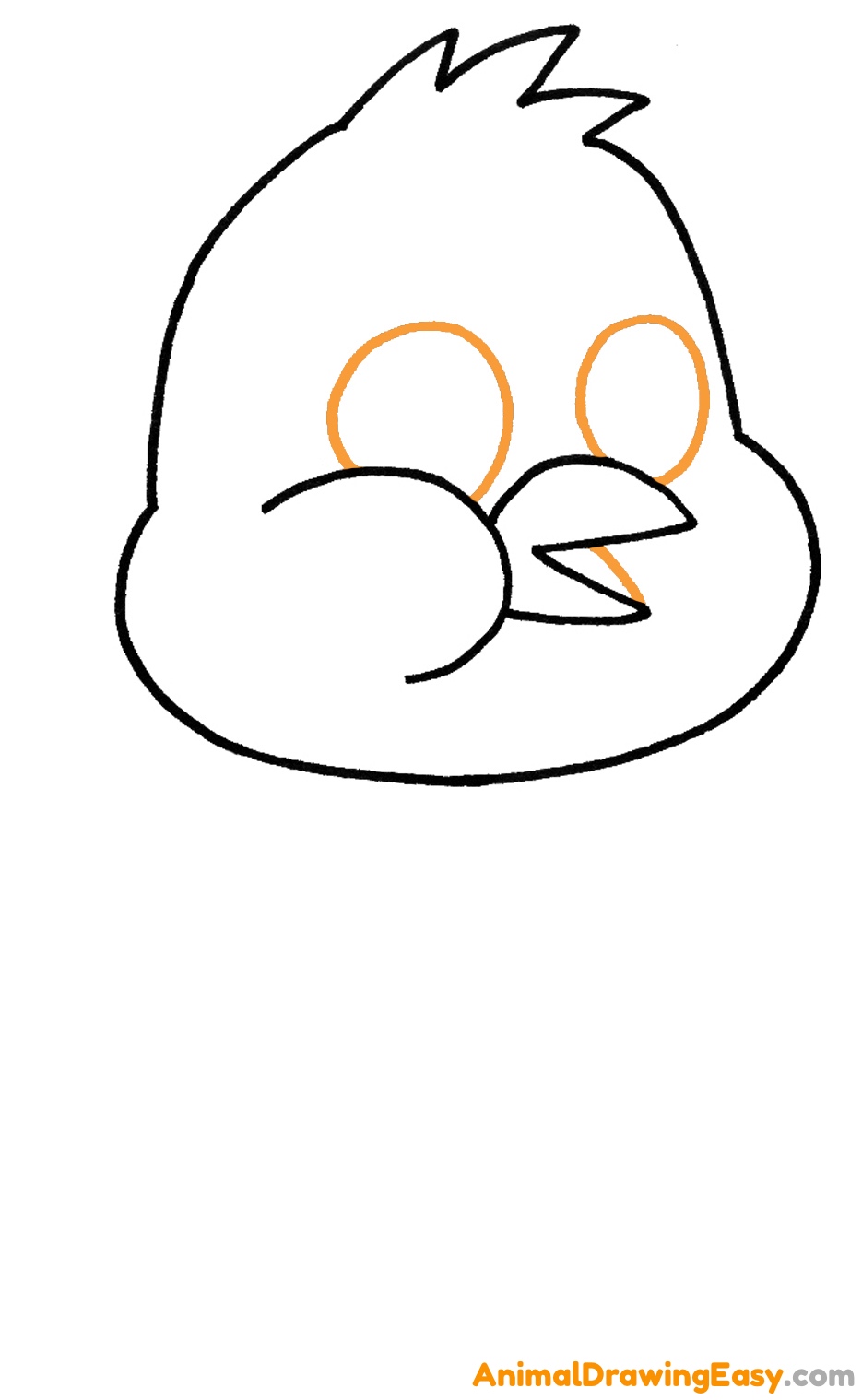 Baby Chick Easy Drawing