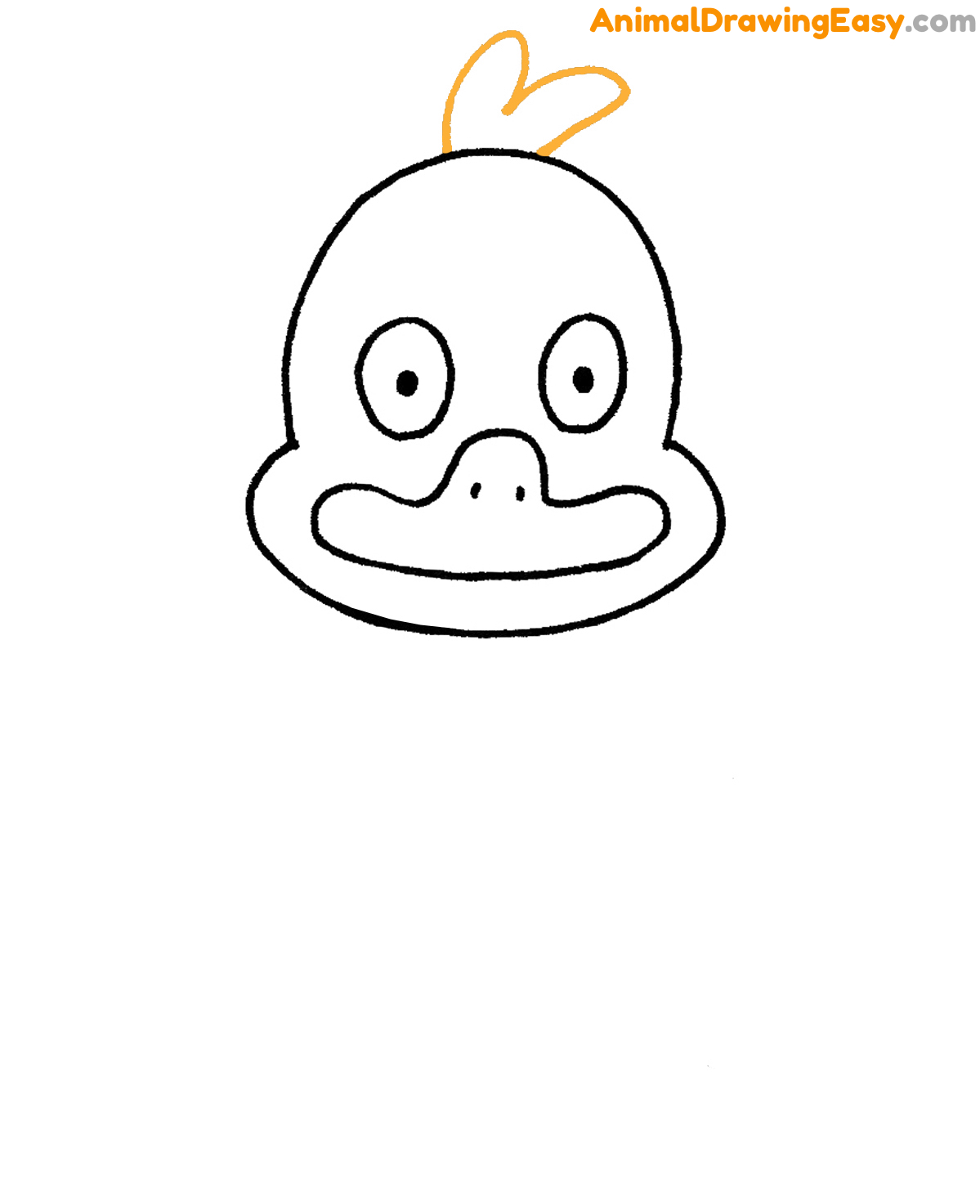 Baby Duck Drawing
