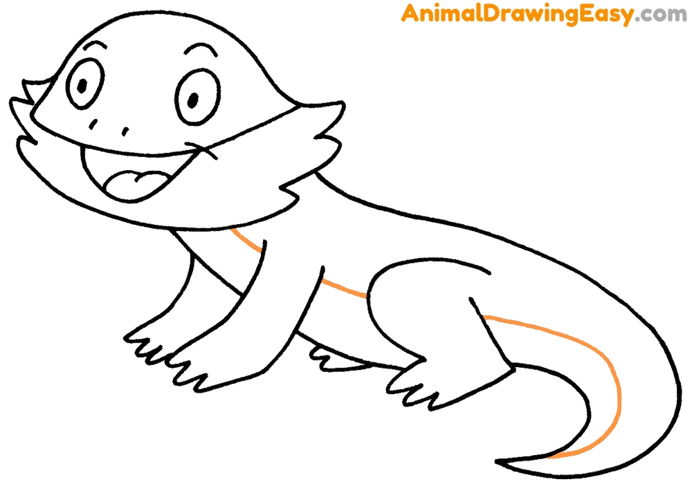 How to Draw a Bearded Dragon