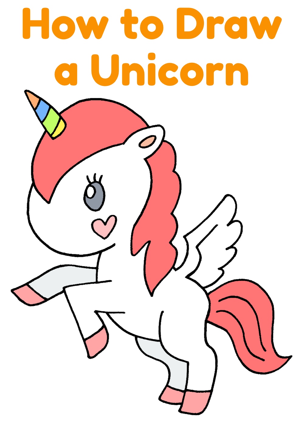 How to Draw Step by Step Unicorn