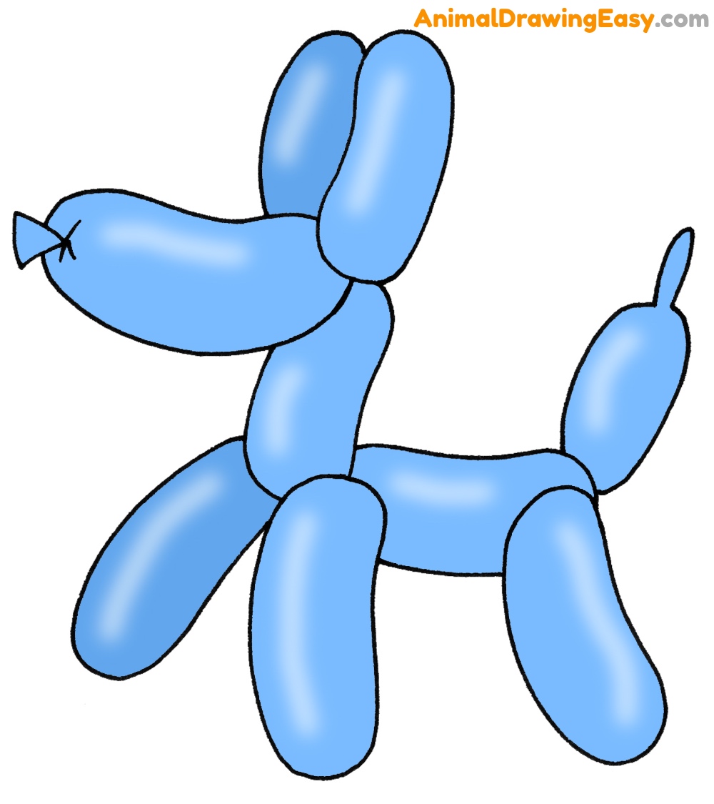 How to Draw a Balloon Dog