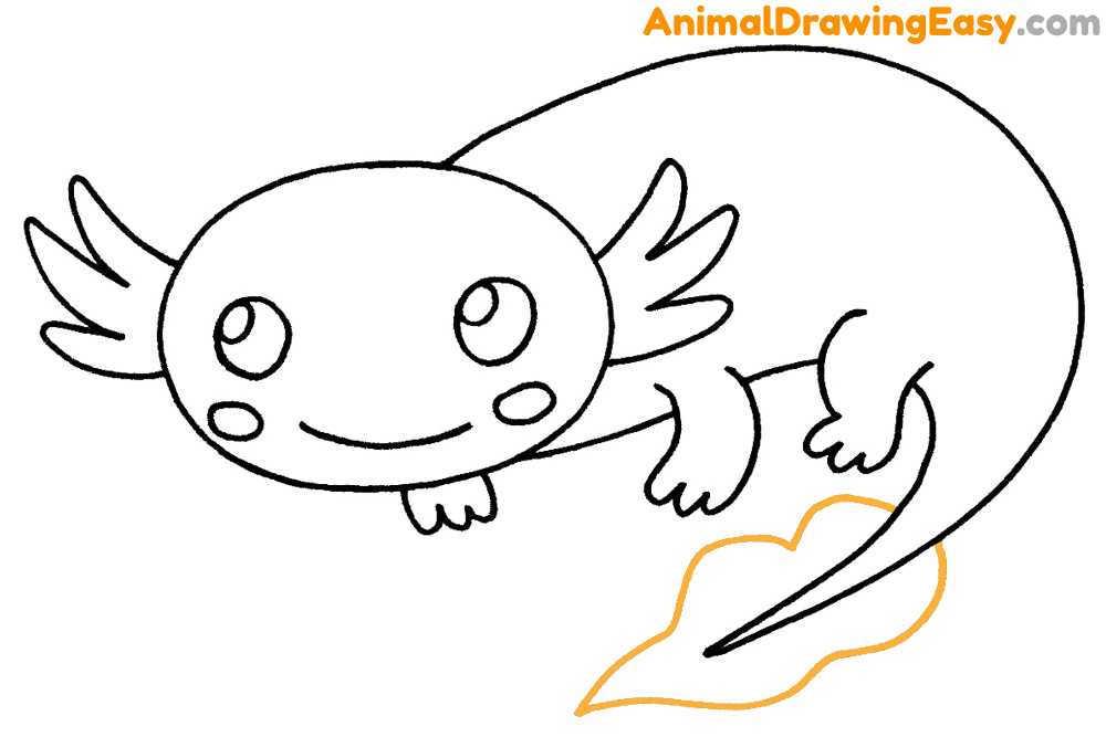 How to Draw an Axolotl Easy