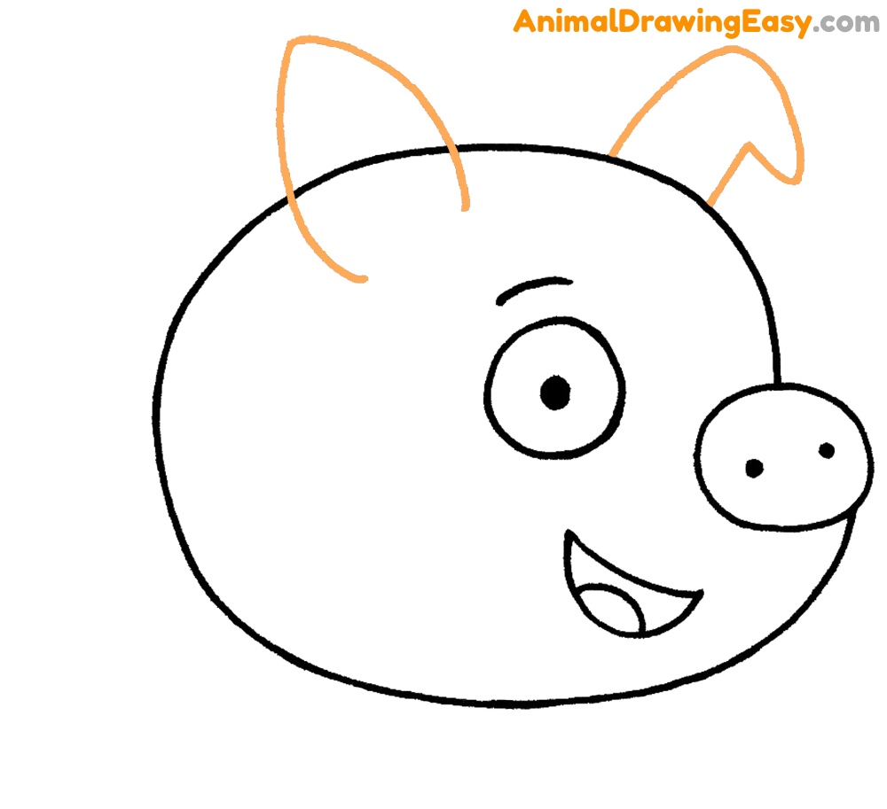 How to Draw a Baby Pig