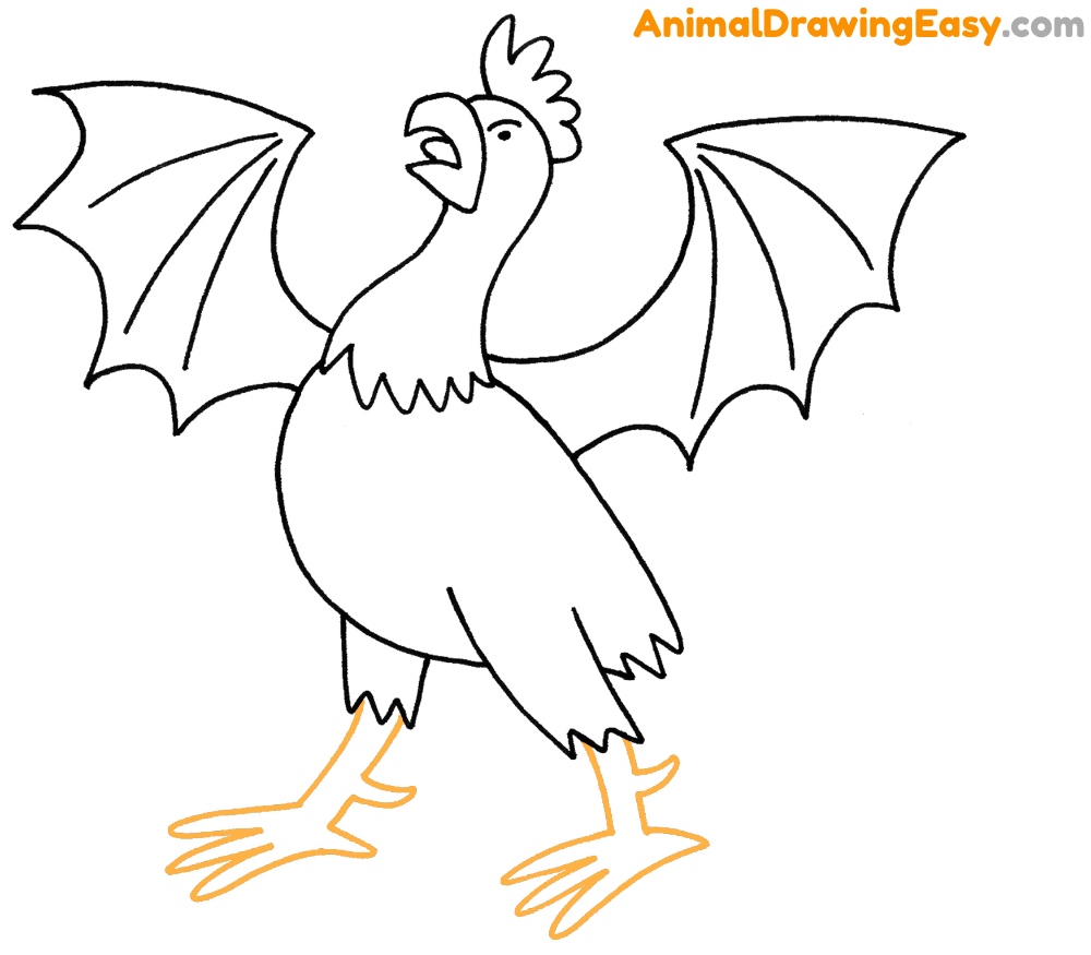 Step by Step Basilisk Drawing
