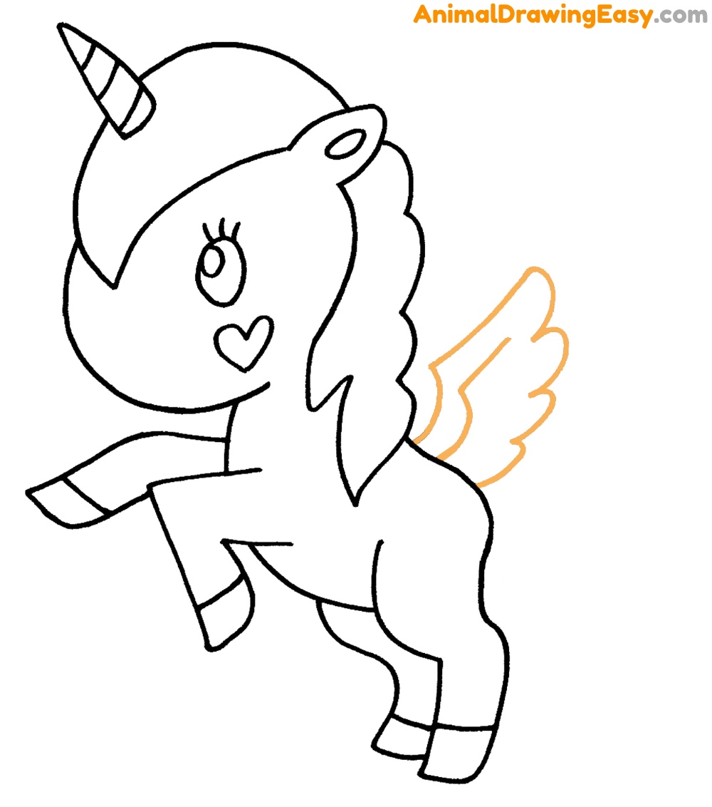 Unicorn Easy Drawing