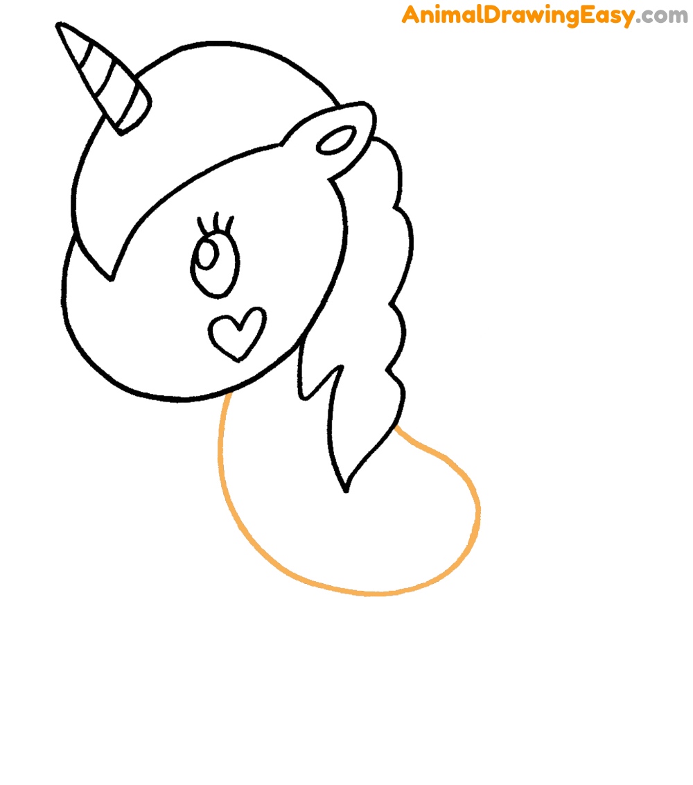 Unicorn Step by Step Drawing