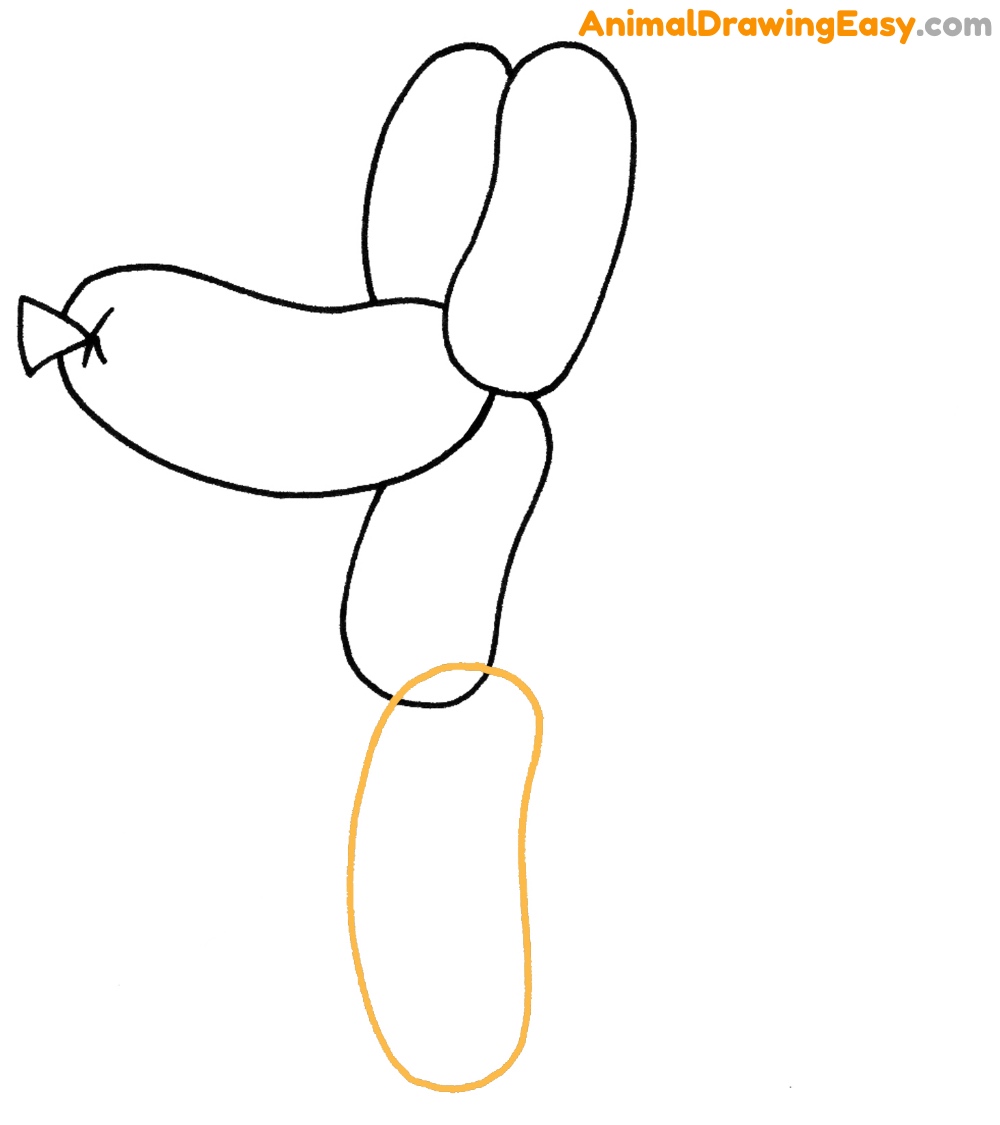 balloon animal dog drawing