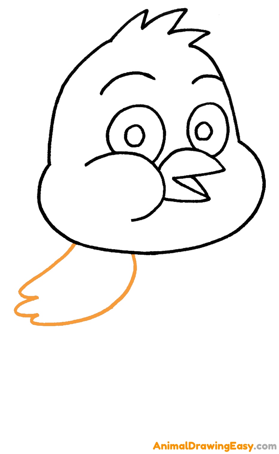 draw baby chick