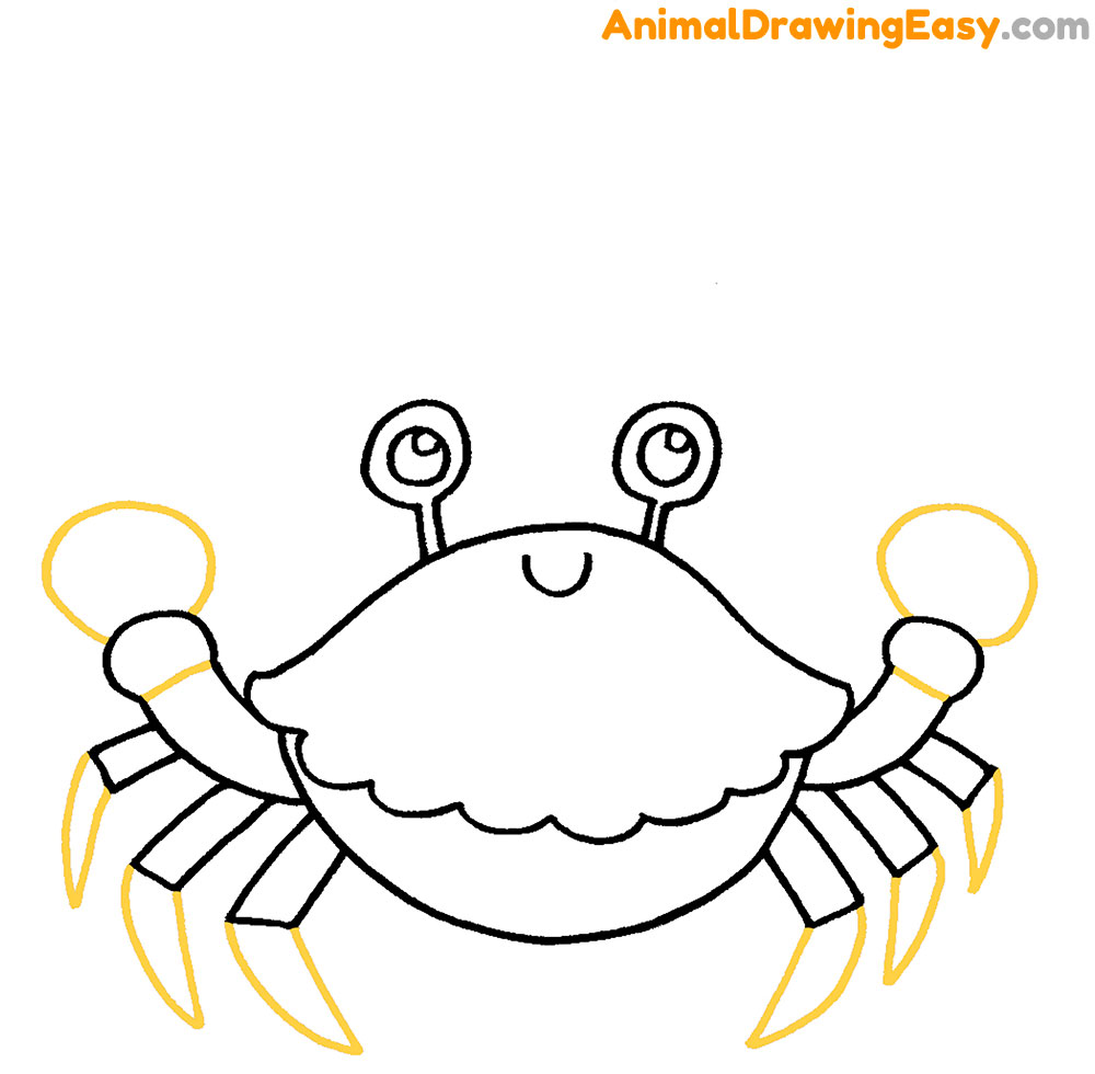 Crab Drawing Tutorial