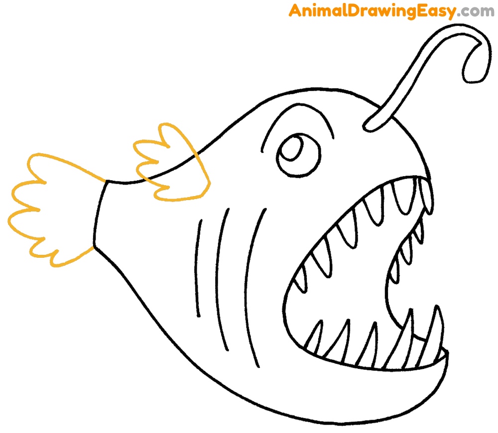 Easy Draw Anglerfish
