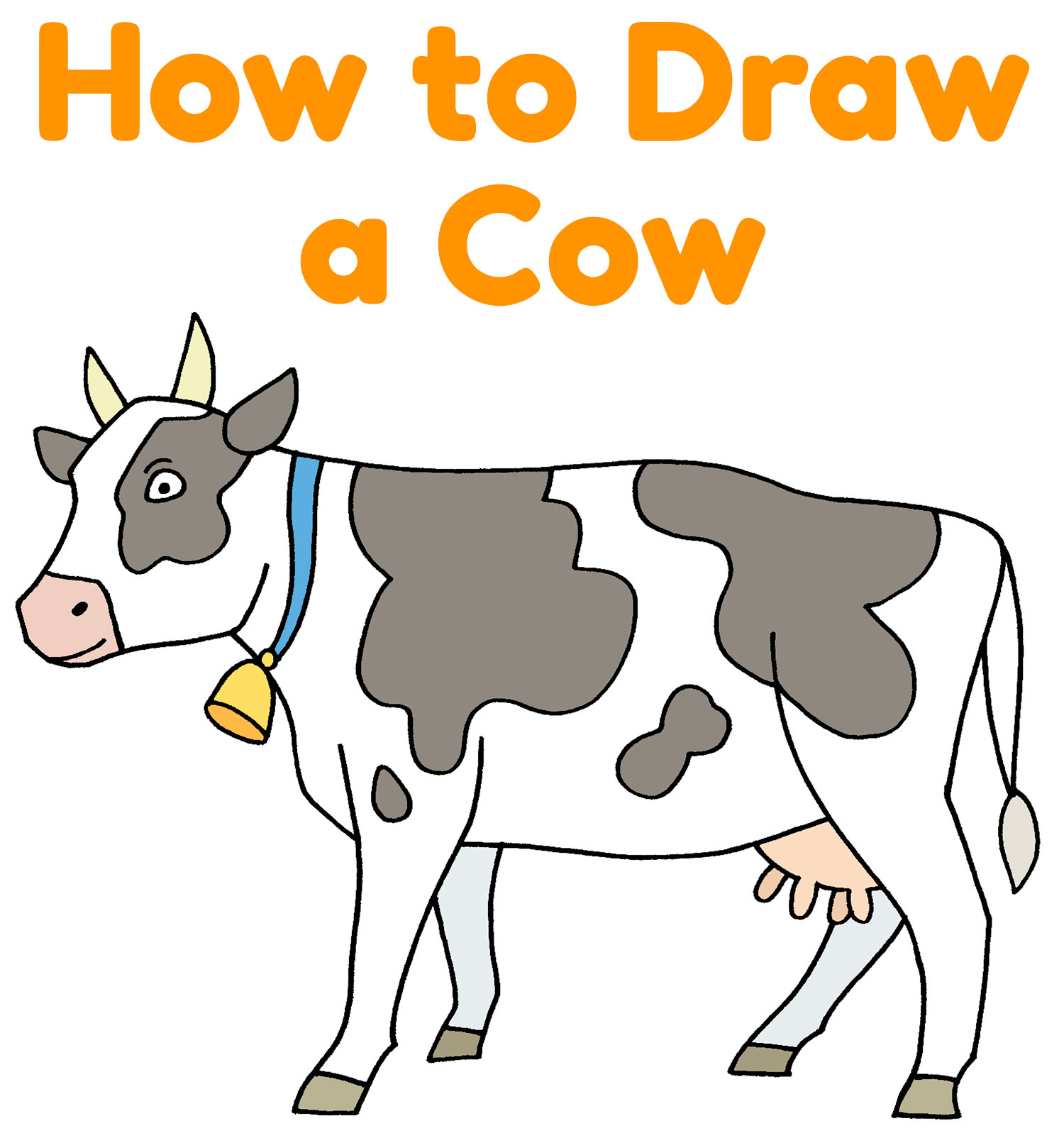 How to Draw a Cow Easy