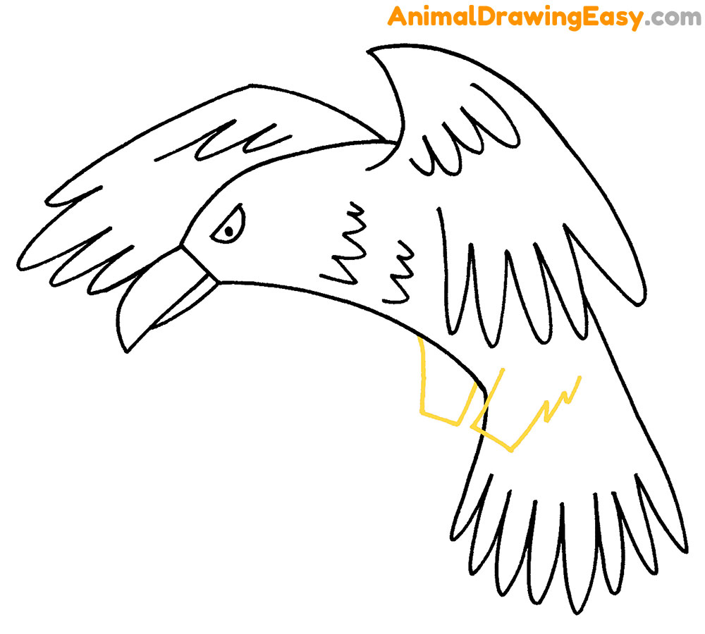 Crow Drawing Tutorial